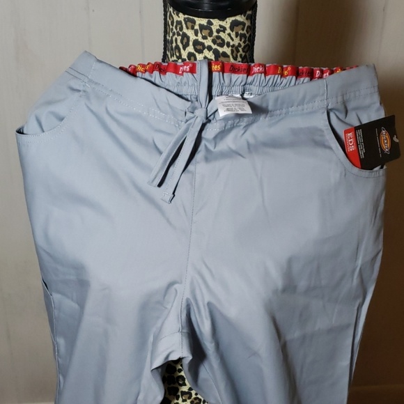 Dickies Light Gray Petite Scrub Pants - Picture 2 of 4